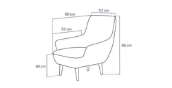 Klem Slim Kum 292 x 171 Köşe ve Modsy Bej Berjer Koltuk Takımı - Performans Kadife