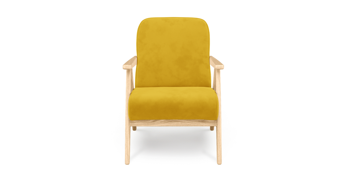 Klem Sisli Yeşil Köşe ve Hardal Levy Berjer Koltuk Takımı - Kadife & Fitilli Kadife