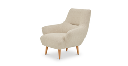 Klem Fildişi Köşe ve Berjer Koltuk Takımı - Doğal Doku