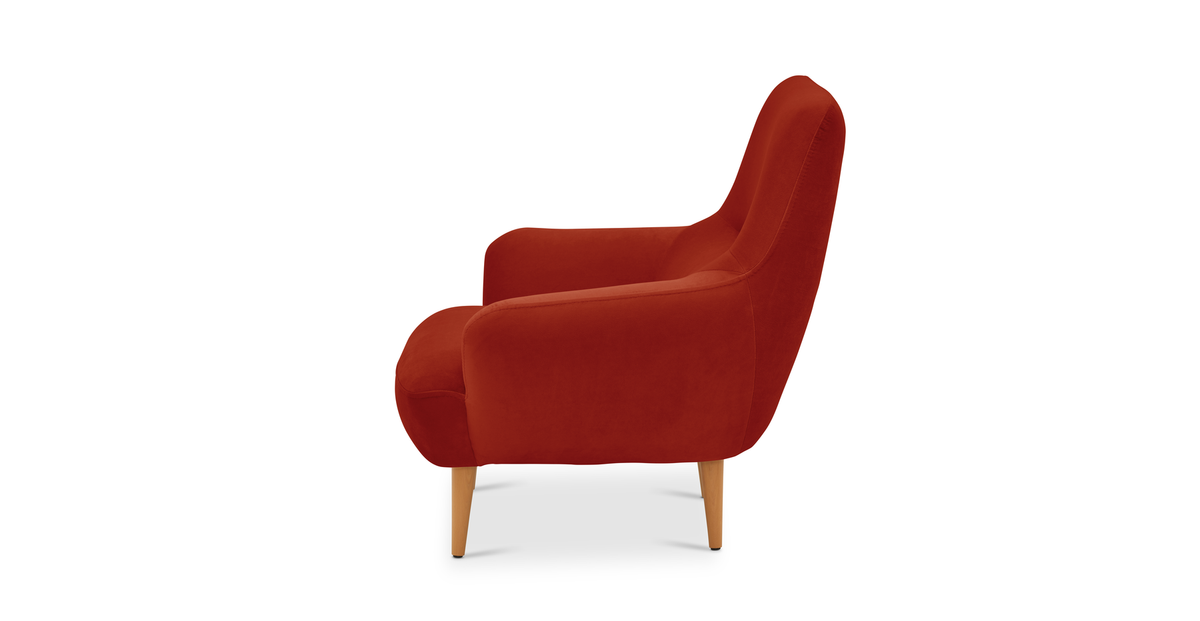 Klem Kemik Köşe ve Kiremit Berjer Koltuk Takımı - Fitilli Kadife & Kadife