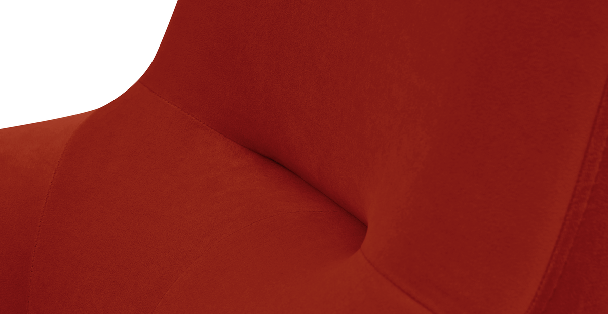 Klem Kemik Köşe ve Kiremit Berjer Koltuk Takımı - Fitilli Kadife & Kadife