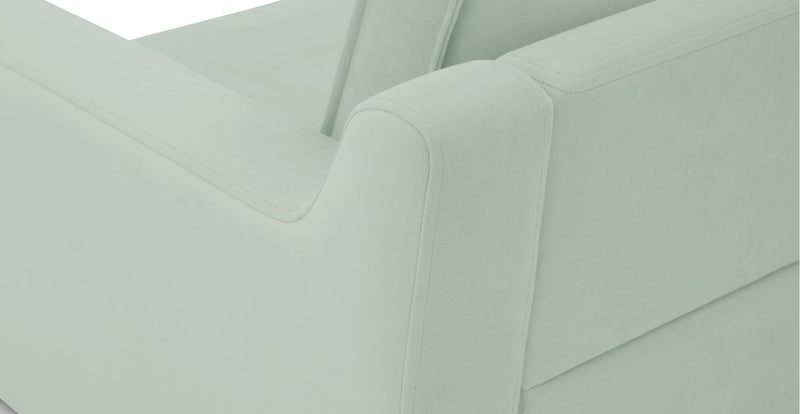 Klem Slim 303 x 303 Köşe Ahşap Ayak - Kadife