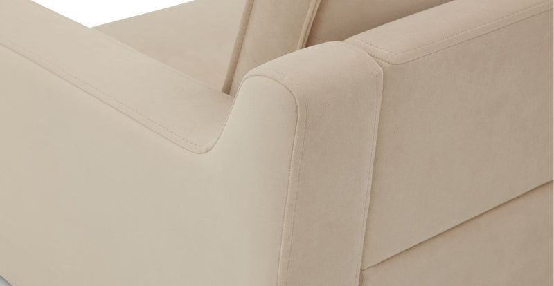 Klem Slim 303 x 303 Köşe Ahşap Ayak - Kadife