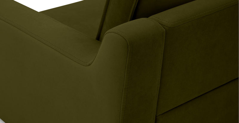 Klem Slim 203 x 203 Köşe Ahşap Ayak - Kadife