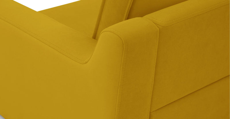 Klem Slim 303 x 303 Köşe Ahşap Ayak - Kadife