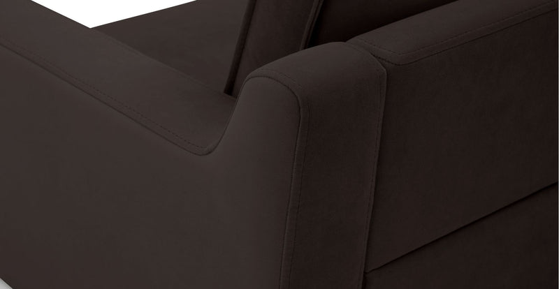 Klem Slim 303 x 303 Köşe Ahşap Ayak - Kadife