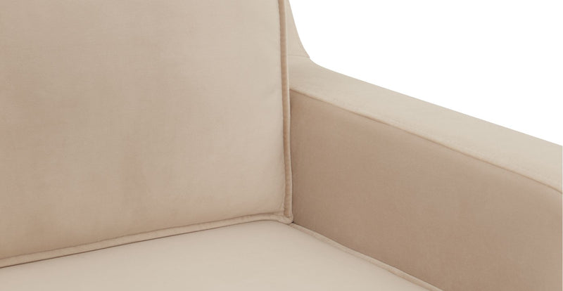Klem Slim 303 x 303 Köşe Ahşap Ayak - Kadife