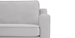 Klem Gri İkili ve Hardal Loveseat Koltuk Takımı - Kadife