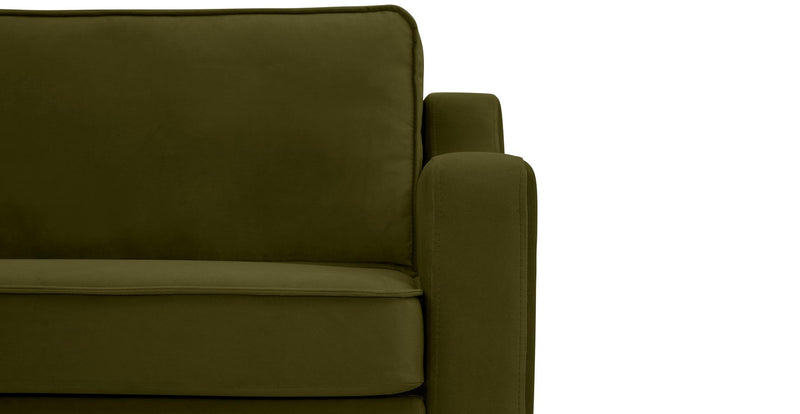 Klem Slim 303 x 303 Köşe Ahşap Ayak - Kadife