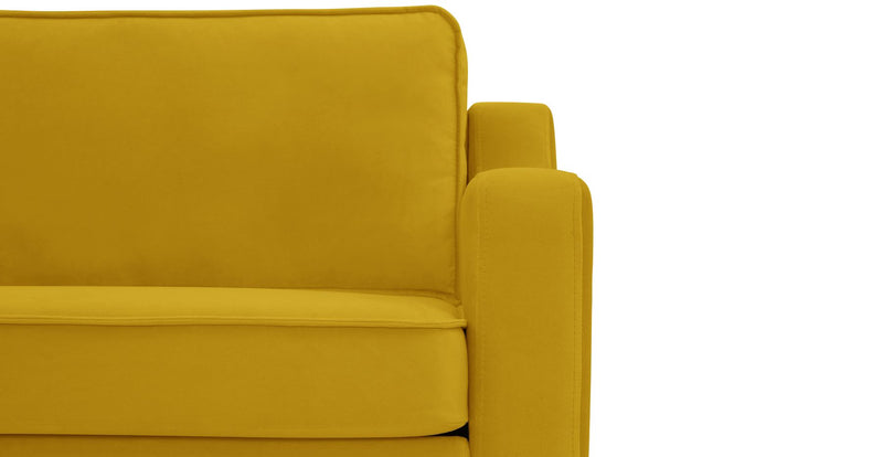 Klem Slim 303 x 303 Köşe Ahşap Ayak - Kadife