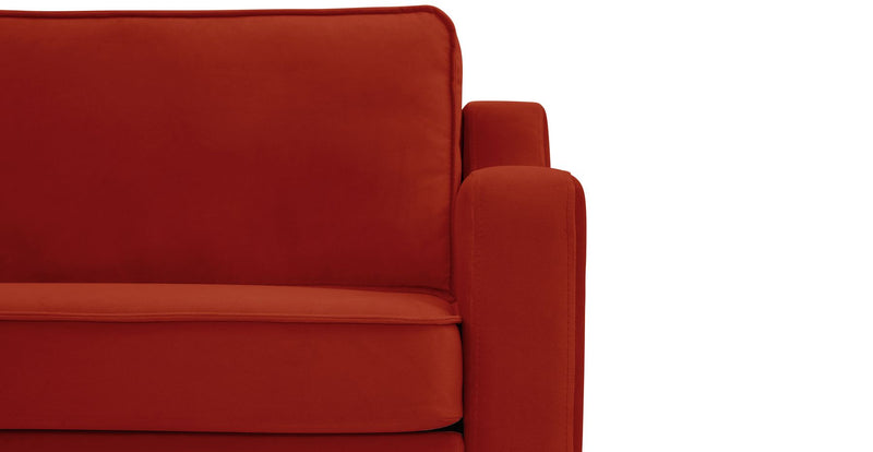 Klem Slim 303 x 303 Köşe Ahşap Ayak - Kadife