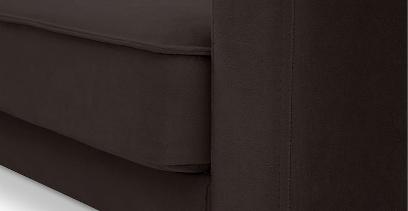 Klem Slim 303 x 303 Köşe Ahşap Ayak - Kadife