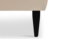 Klem Bench Ahşap Ayak - Kadife
