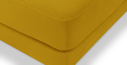 Modsy Puf Small Silindir Ahşap Ayak - Kadife