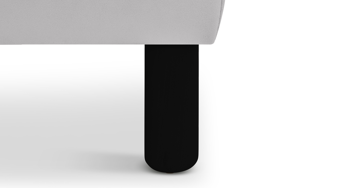 Klem Bench Silindir Ahşap Ayak - Kadife