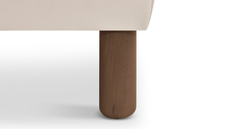 Klem Bench Silindir Ahşap Ayak - Kadife