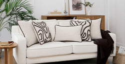 Moire Kahve Melanj 5Li̇ Punch Kırlent Takımı