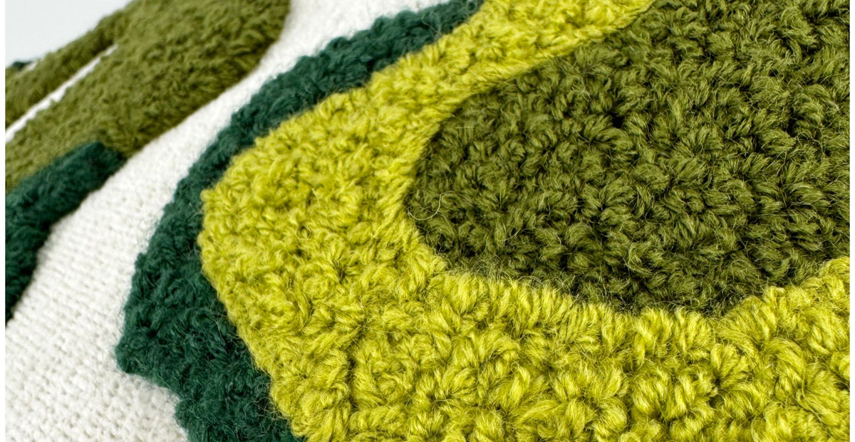 Moss Green Punch Kırlent