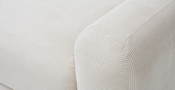 Carle Kemik L Köşe Koltuk Takımı - Fitilli Kadife