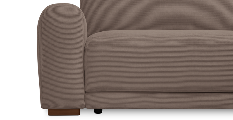 Carle 339 x 210 Köşe Sol Kollu ve Puf - Fitilli Kadife