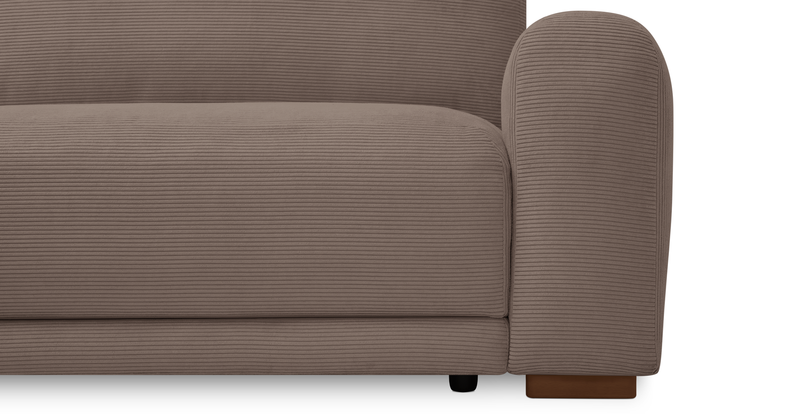 Carle 339 x 210 Köşe Sol Kollu ve Puf - Fitilli Kadife