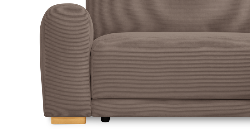 Carle 339 x 210 Köşe Sol Kollu ve Puf - Fitilli Kadife