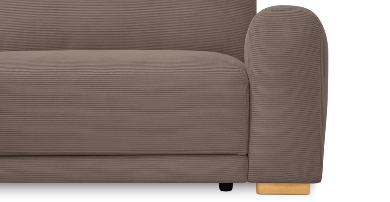 Carle 339 x 210 Köşe Sol Kollu ve Puf - Fitilli Kadife