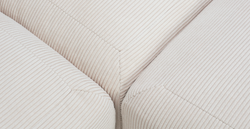 Carle Kemik L Köşe Koltuk Takımı - Fitilli Kadife