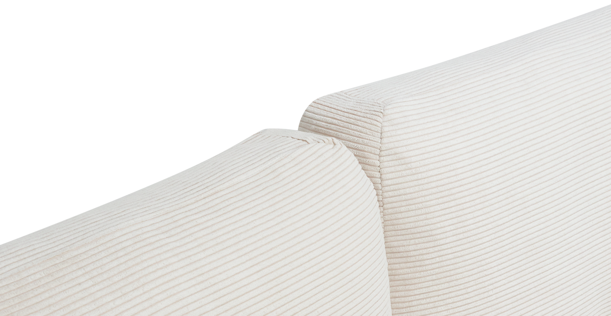 Carle Kemik L Köşe Koltuk Takımı - Fitilli Kadife