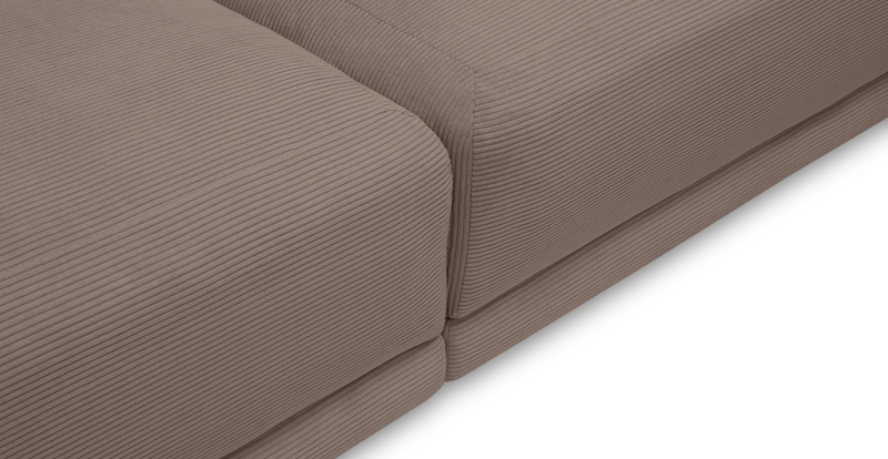 Carle 339 x 210 Köşe Sol Kollu ve Puf - Fitilli Kadife