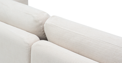 Carle Kemik L Köşe Koltuk Takımı - Fitilli Kadife