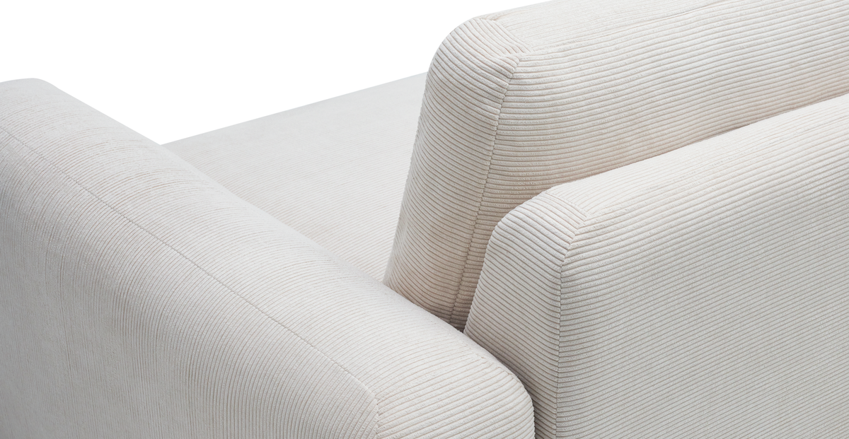 Carle Kemik L Köşe Koltuk Takımı - Fitilli Kadife