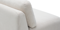 Carle Kemik L Köşe Koltuk Takımı - Fitilli Kadife