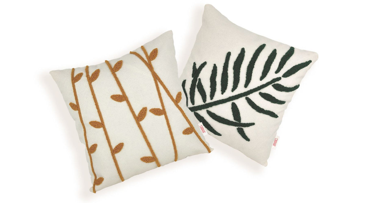 Nature Doğal Dokuma Punch Takım Kırlent