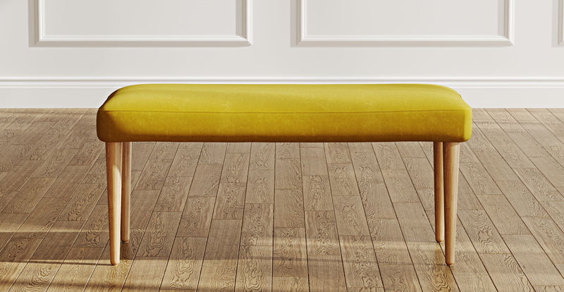 Lyno 77x140 Açılır Yemek Masası Takımı (Roa Bench & 4 Venn Sandalye) - Kadife