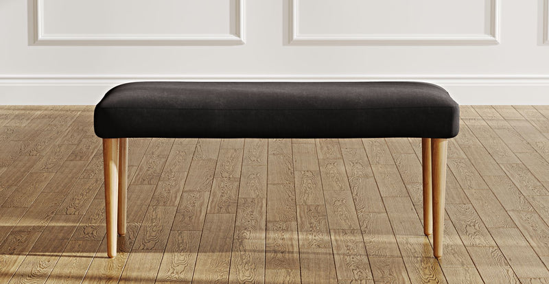 Lyno 77x140 Açılır Yemek Masası Takımı (Roa Bench & 4 Venn Sandalye) - Kadife