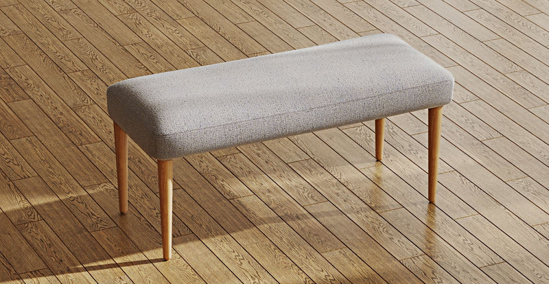 Lyno 77x140 Cm Açılır Yemek Masası Takımı (2 Roa Bench) - Doğal Doku