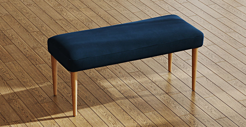 Lyno 77x140 Cm Açılır Yemek Masası Takımı (Roa Bench & 4 Roa Sandalye) - Fitilli Kadife