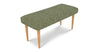Lyno 77x140 Açılır Yemek Masası Takımı (Roa Bench & 4 Venn Sandalye) - Doğal Doku