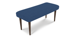 Lyno 97x160 Cm Açılır Yemek Masası Takımı (Bench&4Lü Roa) - Fitilli Kadife