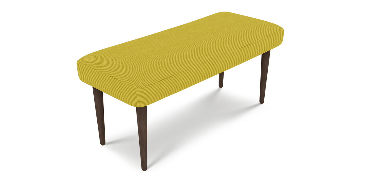 Lyno 97x160 Cm Açılır Yemek Masası Takımı (Bench&4Lü Roa) - Fitilli Kadife
