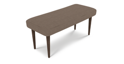 Lyno 97x160 Cm Açılır Yemek Masası Takımı (Bench&4Lü Roa) - Fitilli Kadife
