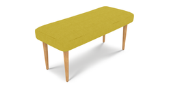 Lyno 97x160 Cm Açılır Yemek Masası Takımı (Bench&4Lü Roa) - Fitilli Kadife