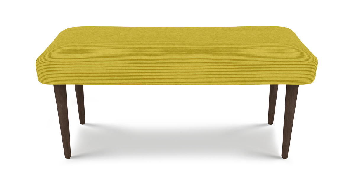 Lyno 97x160 Cm Açılır Yemek Masası Takımı (Bench&4Lü Roa) - Fitilli Kadife