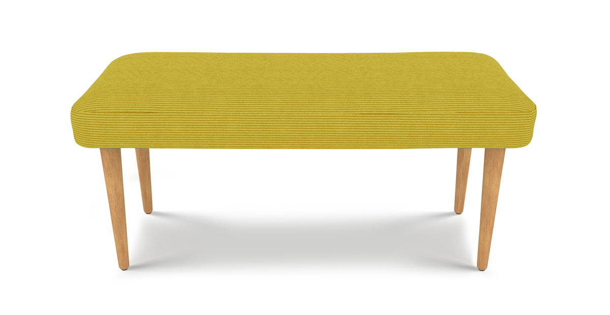 Lyno 97x160 Cm Açılır Yemek Masası Takımı (Bench&4Lü Roa) - Fitilli Kadife