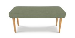 Lyno 97x160 Cm Açılır Yemek Masası Takımı (Bench&4Lü Roa) - Fitilli Kadife