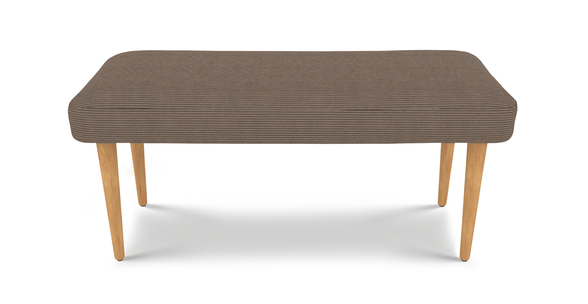 Lyno 97x160 Cm Açılır Yemek Masası Takımı (Bench&4Lü Roa) - Fitilli Kadife