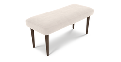Lyno 97x160 Cm Sabit Yemek Masası Takımı (Bench&4Lü Roa) - Kadife