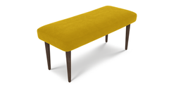 Lyno 97x160 Cm Sabit Yemek Masası Takımı (Bench&4Lü Roa) - Kadife