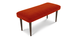 Lyno 97x160 Cm Sabit Yemek Masası Takımı (Bench&4Lü Roa) - Kadife